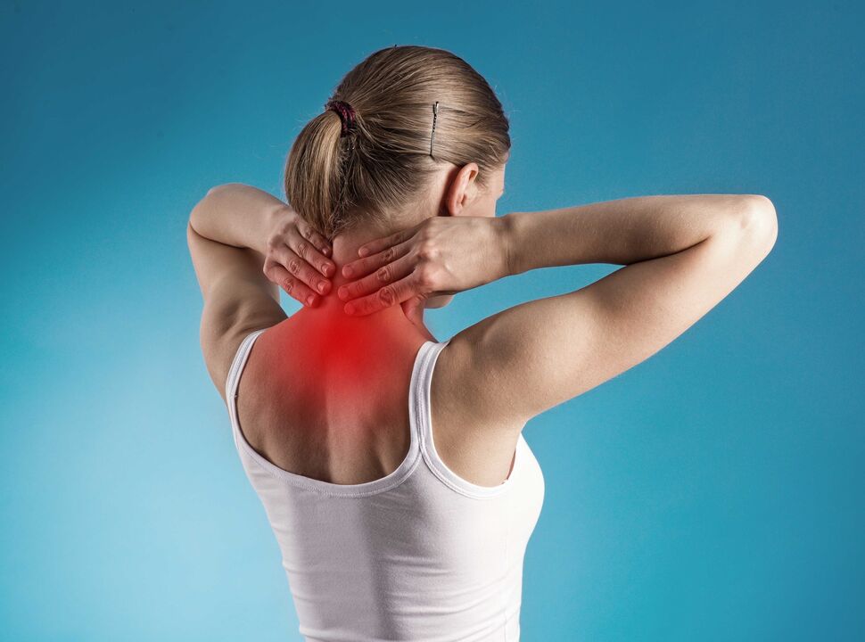 Symptômes de l'ostéochondrose cervicale